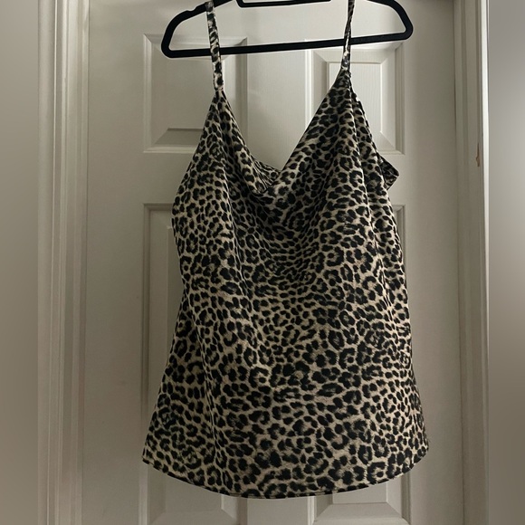 Cowl neck satin top - Picture 1 of 3